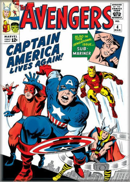 Magnet: Avengers issue #4 cover